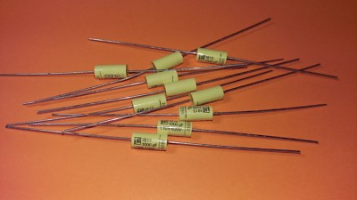 10x 1nF/630V axial Kondensator MKT1813 Roederstein
