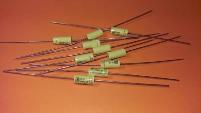 10x 1nF/630V axial Kondensator MKT1813 Roederstein