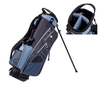Maxfli Sunday Junior Youth Golf Club Stand Bag - Blue/Black