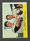1958 Topps #334 Mound Aces (Bob Friend / Billy Pierce) EX