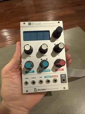 Mutable Instruments Braids Macro Oscillator Eurorack +Ribbon