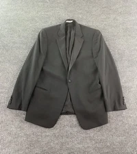 Giorgio Armani Tuxedo Jacket 42 R Black Wool Wedding Formal Luxury Designer