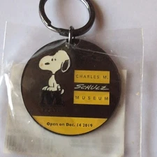 Charles M. Schulz Museum Snoopy Museum Keychain Opening Commemorative Item