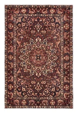 Traditional Vintage Hand-Knotted Area Rug 4'6" x 6'11" Oriental Wool Carpet