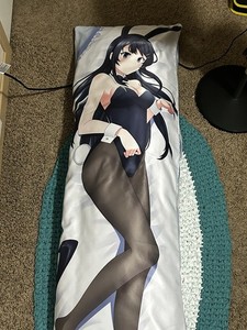 Rascal Does Not Dream of Bunny Girl Senpai Mai Sakurajima Peach Skin Bodypillow 