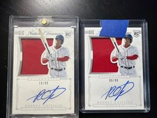 2015 National Treasures Rookie RPA Rusney Castillo /99 RED SOX Game Worn!