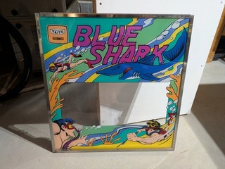 Taito Taitronics Blue Shark Arcade Game Bezel