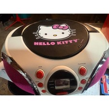 Hello Kitty Boombox CD Player Portable Electronics tested