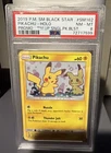 Pikachu Holo SM162 PSA 8 - 2019 Pokemon SM Promos Team Up Blister