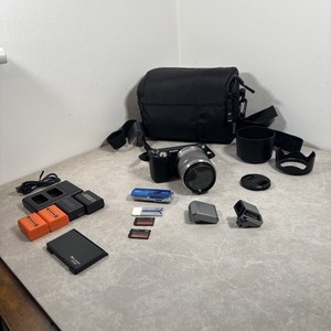 Sony NEX-5N Camera + 18-55mm OSS Lens + FDA-EV1S Viewfinder Huge Bundle