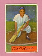 1954 Bowman #1 Phil Rizzuto New York Yankees Baseball Card Low Grade