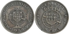 Timor: 60 Centavos nickel-brass 1958 - XF