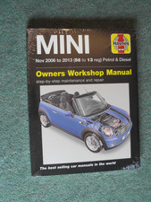 Haynes MINI Benzina e Diesel MK2 BMW First One Cooper Clubman 2006-13 NUOVO SIGILLATO