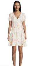 NWT No Boundaries Floral Faux Wrap Dress Juniors Size XL (12-14)