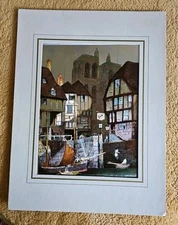 Dufex Foil Print England 6"x 8" Vintage Hitchin Herts #152534 *Read*