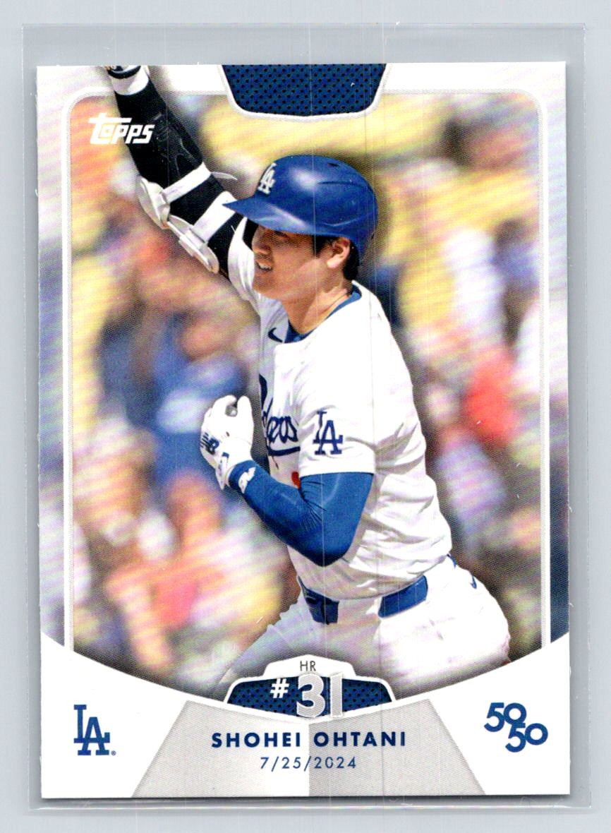 2024 Topps 50/50: Shohei Ohtani #55 Shohei Ohtani