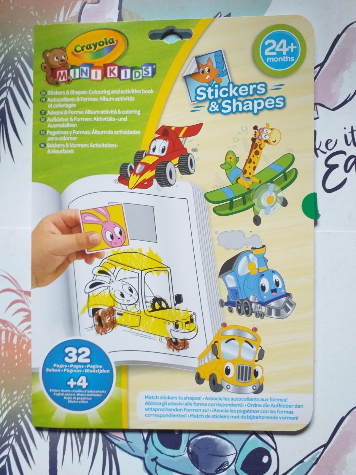 CRAYOLA: STICKERS & SHAPES BOOK