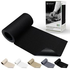 KING MOUNTAIN Canvas Iron on Patch,3" 60",Waterproof Canvas-3"x60", Black