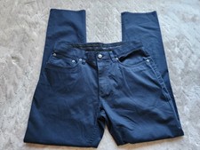 Brooks Brothers Advanced Chino Stretch Blue Pants Mens 32x20