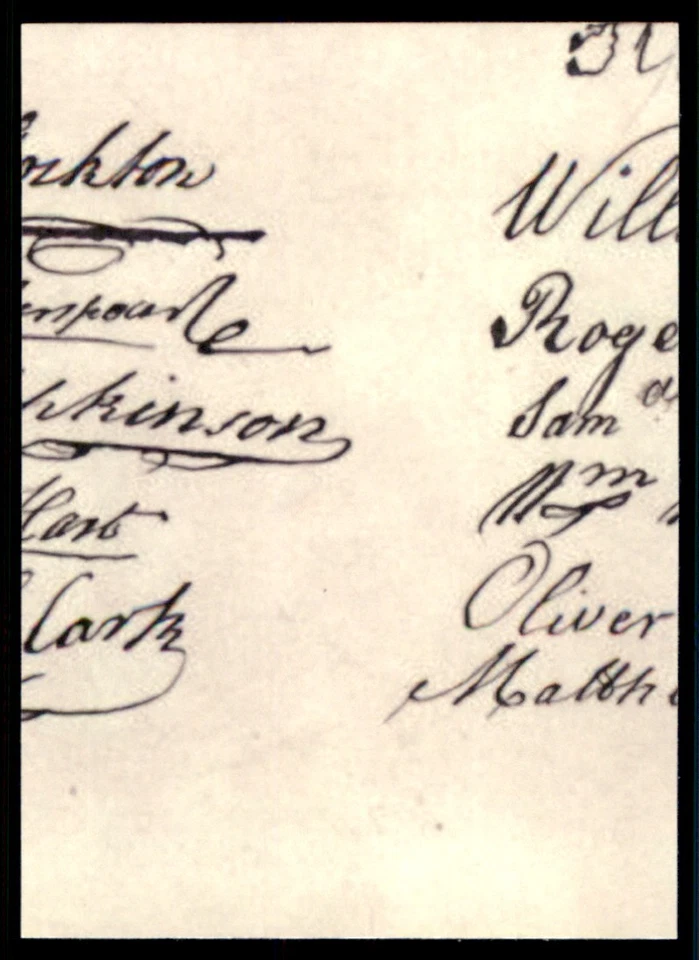 2006 Topps Chrome Declaration of Independece Refractor #SDC-WW William Whipple - Image 2 of 2