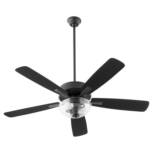 Matte Black 52"Ceiling Fan from the Ovation Collection - Picture 3 of 3