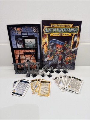 Rare Lair Of The Orc Warlord Warhammer Quest 1995 Expansion Complete No Box OOP