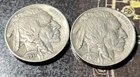 Lot Of 2 1937-S 1936  Buffalo Nickel Very Nice Condition