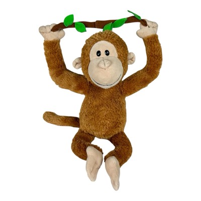 GUND MURDOCK MONKEY PLUSH Hanging On Leafy Vine 4040168 14” Brown