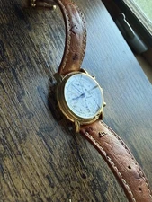 Maurice Lacroix Masterpiece 39701 Chronograph Day Date Automatic 18k Gold Plated