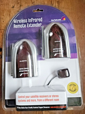 New & Sealed StarTech Wireless Infrared Remote Extender 418 Mhz 115 Ft Max Range