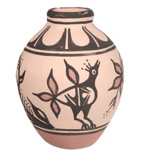 Santo Domingo Pueblo Pottery By Thomas Tenorio Late 20th Century   2.625" H