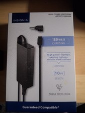 Insignia - Universal 180W High-Power Laptop Charger - Black
