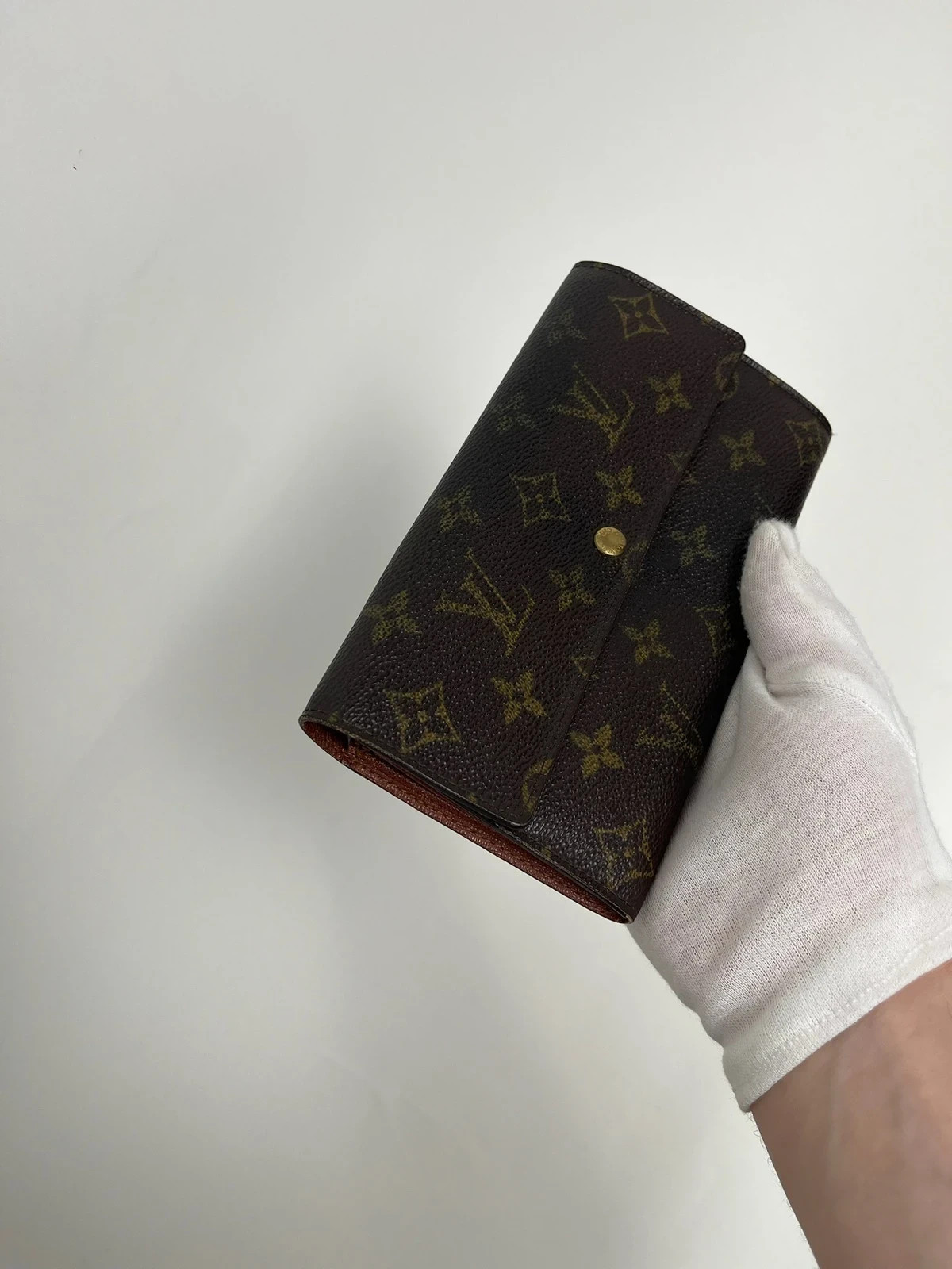 Louis Vuitton LV Brown Monogram Long Purse Wallet image 4