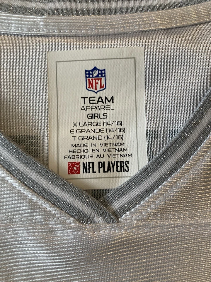 Camiseta deportiva Philadelphia Eagles Jalen Hurts Youth L Nike gris Super Bowl LVll Foto 3 de 4