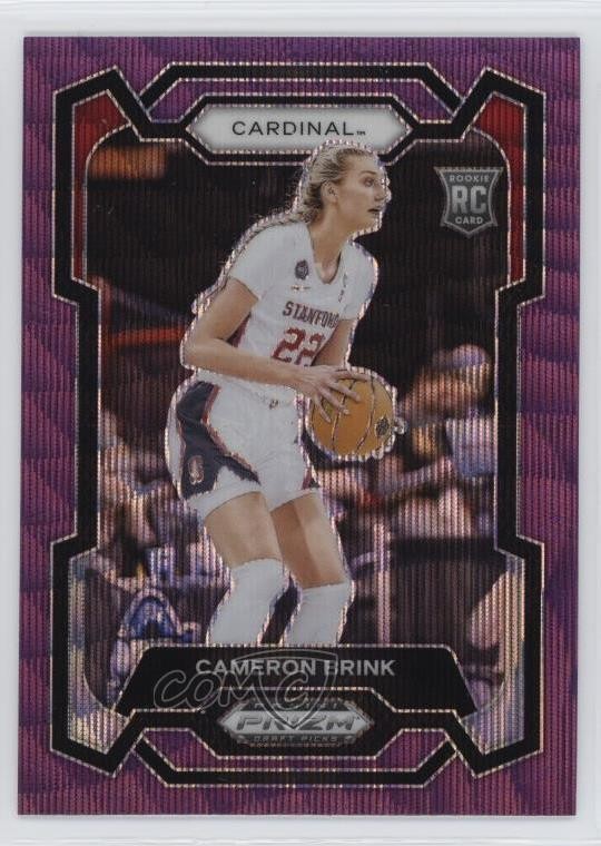 2024-25 Panini Prizm Draft Picks Purple Wave Prizm Cameron Brink #89 Rookie RC