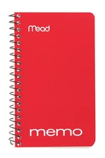 Mead 45534 60-Sheet College Rule Side Open Spiral Note Pad 3x5 in. (Pack of 12)