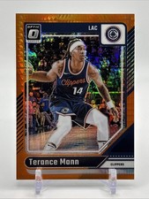 2024-25 Panini Donruss Optic - Terance Mann #156 Orange Hyper Prizm /299 SSP