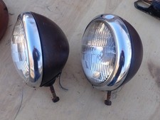 2 - Guide 903j Vintage Headlights 1932 1933 1934 Custom Ratrod Hotrod Ford Chevy