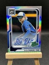 JoJo Parker 2026 Donruss Baseball Optic Holo Rated Prospects Auto Blue Jays #115