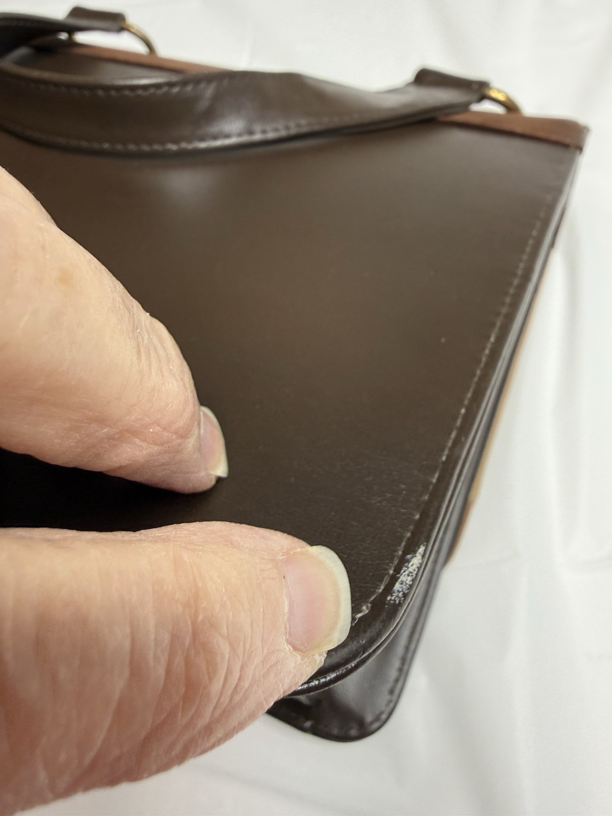 MCM Colorblock Handbag Patchwork Geometric 60s Ai… - image 16