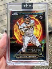 2024 Topps Cosmic Chrome Jackson Chourio Planetary Pursuit - The Sun (RC) #PPS-9