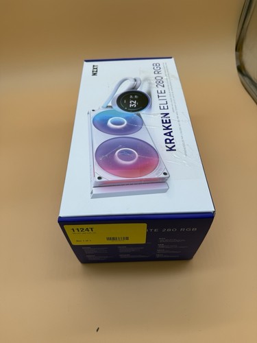 (READ) NZXT KRAKEN ELITE 280mm 2024 RGB LIQUID COOLER WITH UPGRADED LCD 1124T - Photo 8/9
