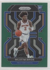 2021-22 Panini Prizm Green Prizm Miles McBride #283 0u2j