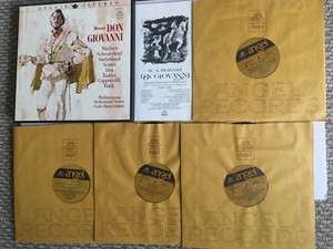 Classical Angel 3605 D/L Mozart Don Giovanni Carlo Maria Giulini Lp Record Box