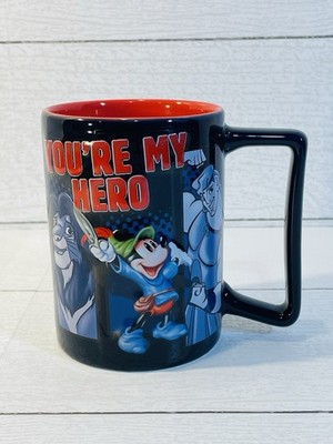 Authentic Disney Theme Park Mickey Mouse You're My Hero 3D Coffee Mug Cup