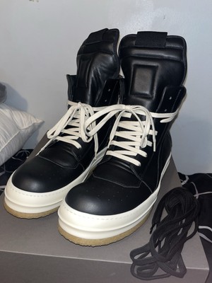 Rick Owens FW25 Creep Sole Geobasket Sneaker Size 44eu