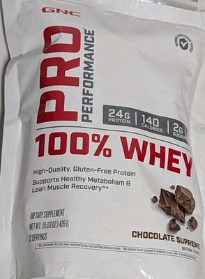 GNC - PRO Performance 100% Whey - 15.03 oz - Chocolate Supreme - Exp 07/2026