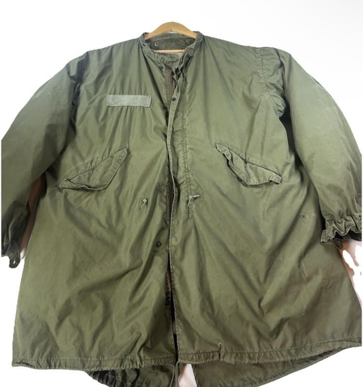 Vintage M65 Fishtail Parka Extreme Cold Weather Sz Large W/liner