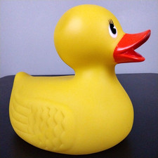 Large Rubber Duck 8" H x 10.5" L