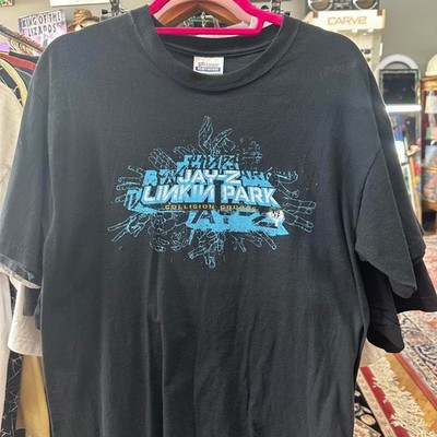 Vintage Linkin Park Jay-Z Collision Course T Shirt Y2K 2004 Rap